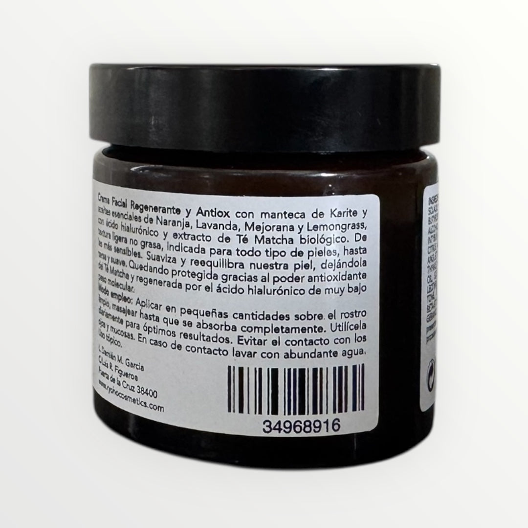 Crema Facial Regenerante y Antiox - Ryoho Cosmetics