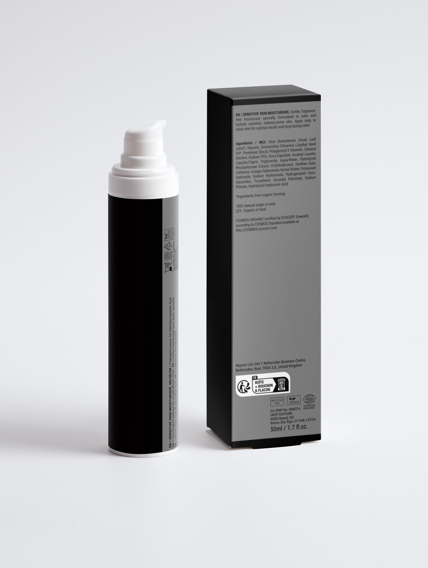 Crema de día para pieles sensibles - Ryoho Cosmetics
