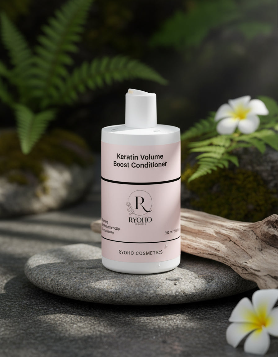 Acondicionador volumizante con keratina Ryoho Cosmetics