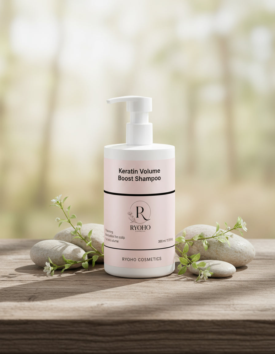 Champú volumizante con Keratina Ryoho Cosmetics