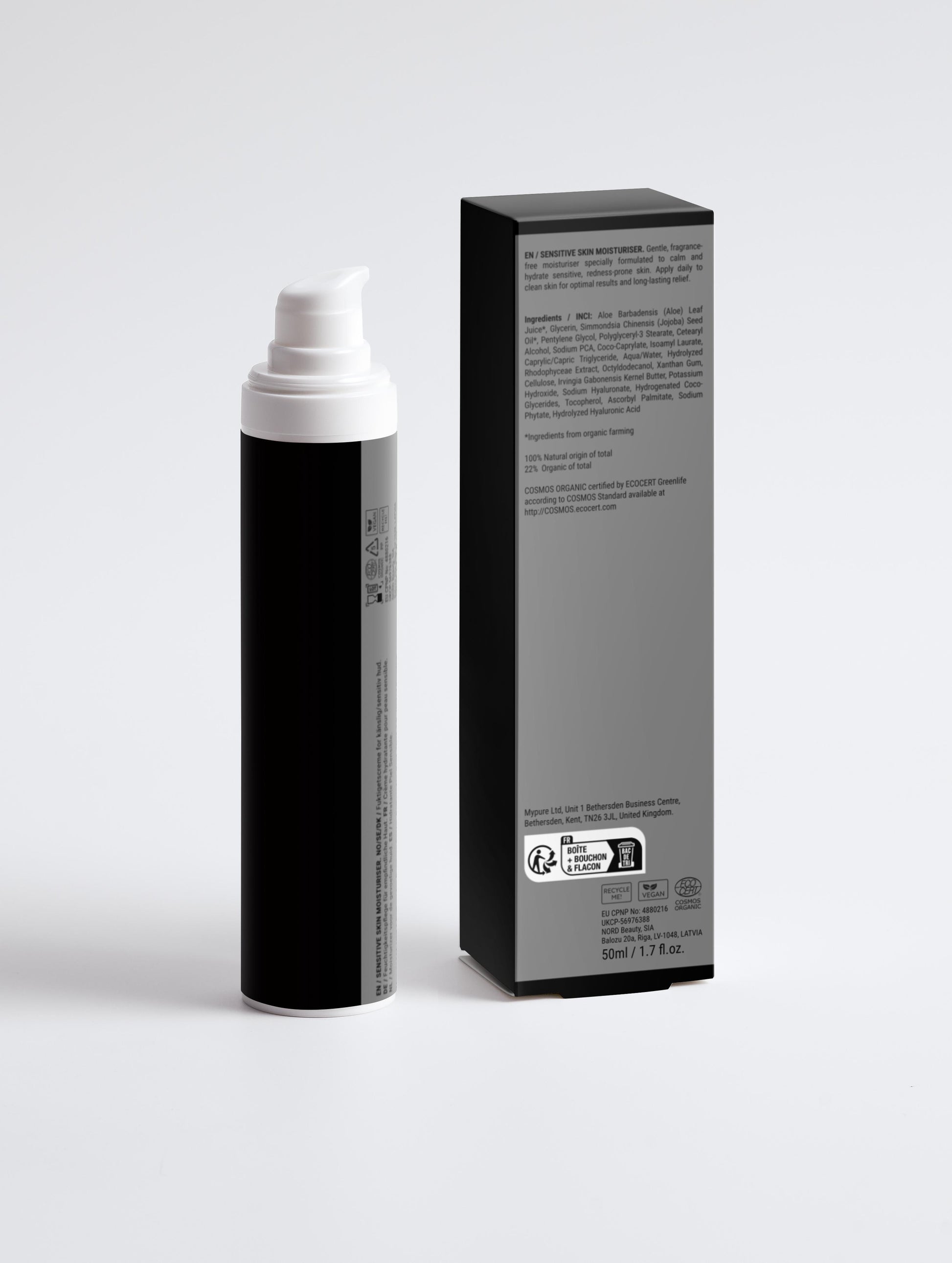 Crema de día para pieles sensibles - Ryoho Cosmetics