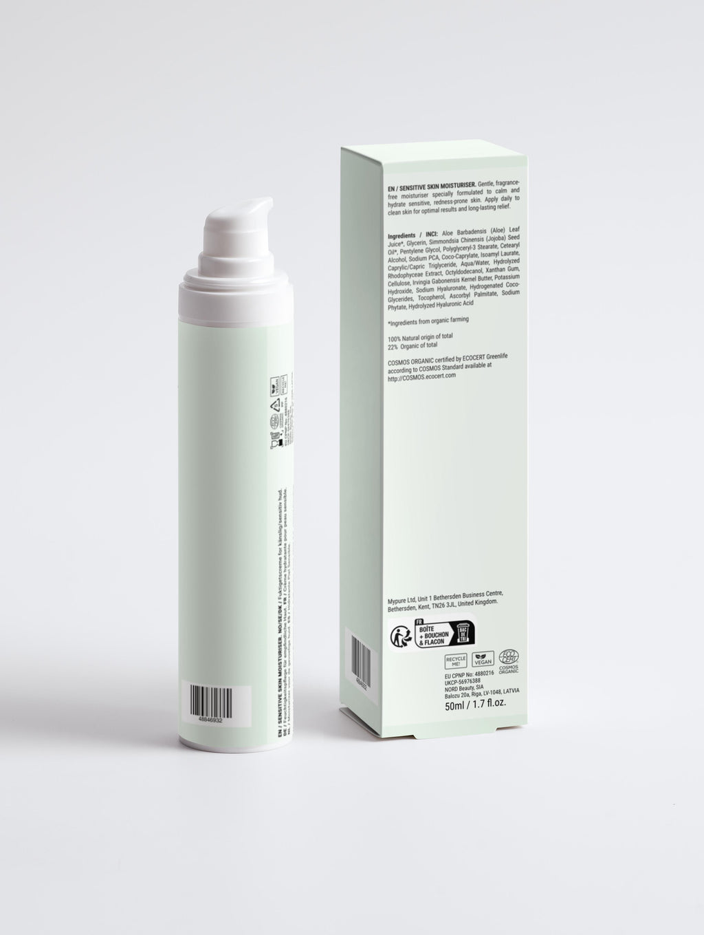 Crema de día para pieles sensibles - Ryoho Cosmetics