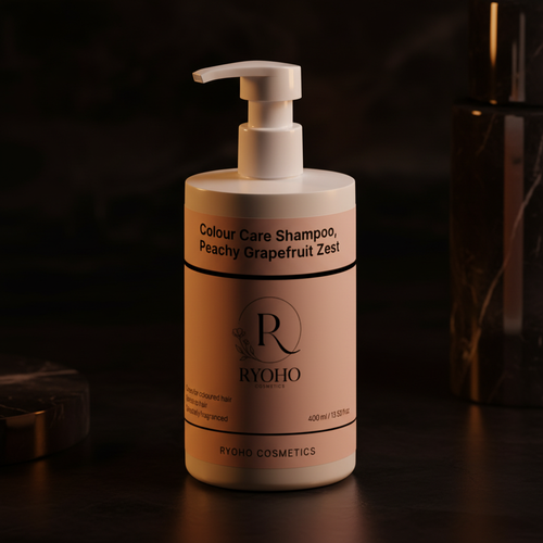 Champú cuidado del color, pomelo y melocotón Ryoho Cosmetics