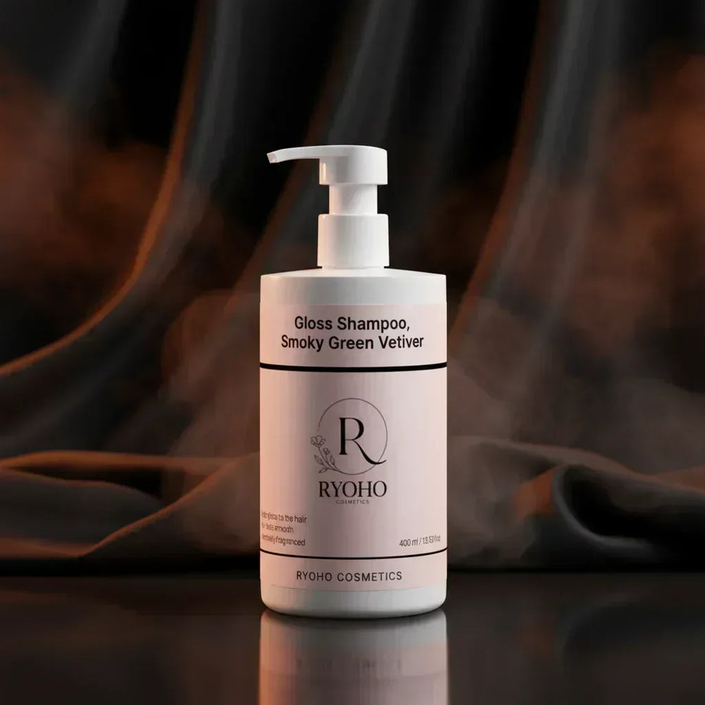 Champú hidratante, vetiver verde ahumado - Ryoho Cosmetics