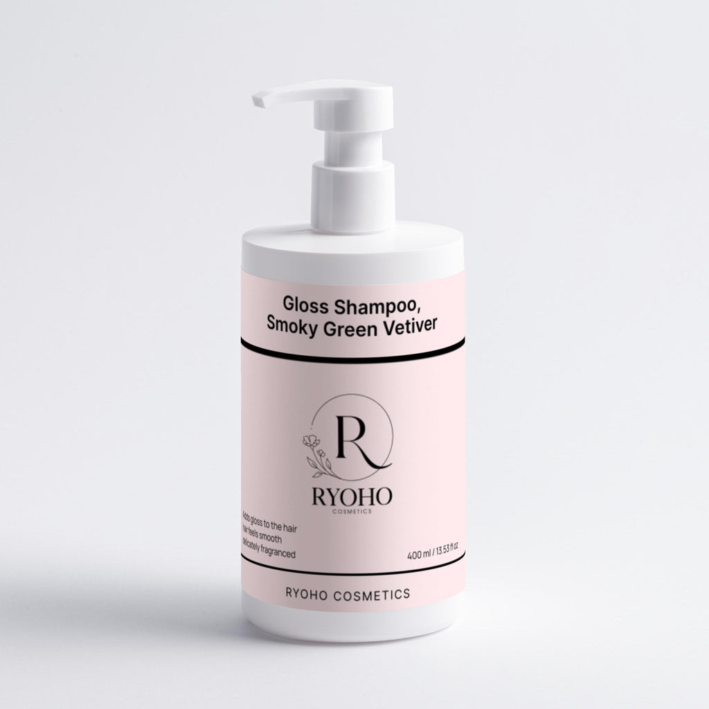 Champú hidratante, vetiver verde ahumado Ryoho Cosmetics