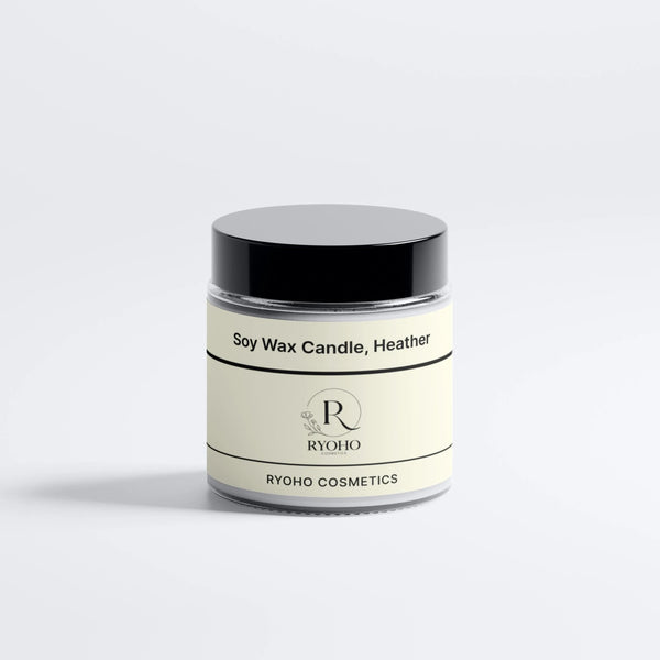 Soy Wax Candle, Heather - Ryoho Cosmetics