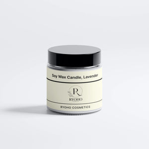 Soy Wax Candle, Lavender - Ryoho Cosmetics