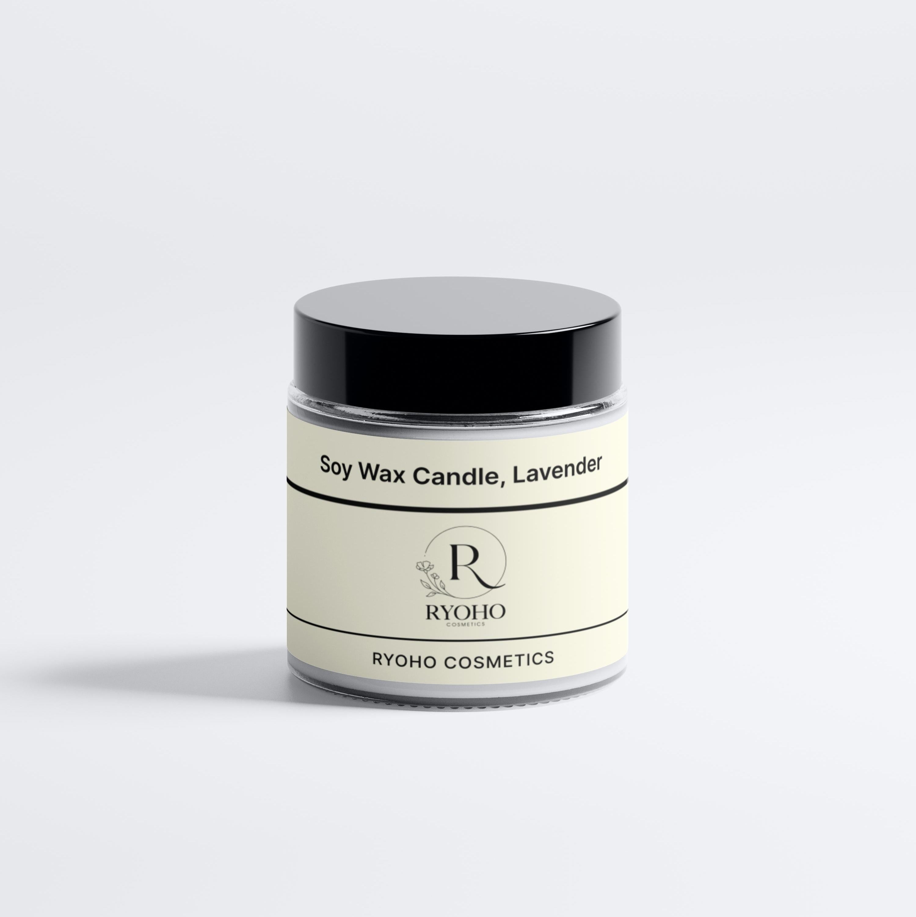 Soy Wax Candle, Lavender Ryoho Cosmetics