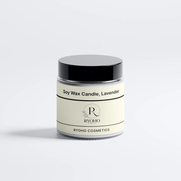 Soy Wax Candle, Lavender - Ryoho Cosmetics