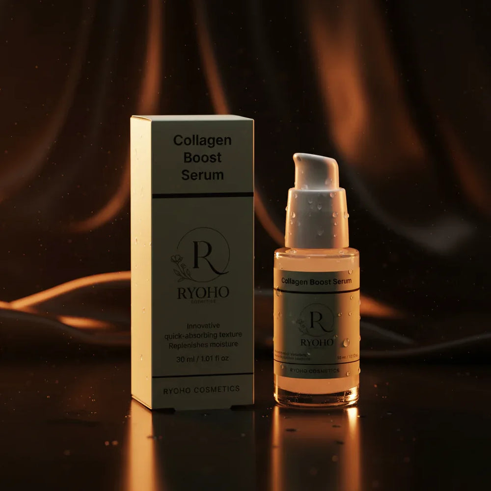 Sérum 2 en 1 (Rostro y Ojos): Potenciador de colágeno - Ryoho Cosmetics