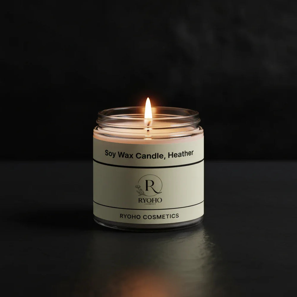 Soy Wax Candle, Heather - Ryoho Cosmetics