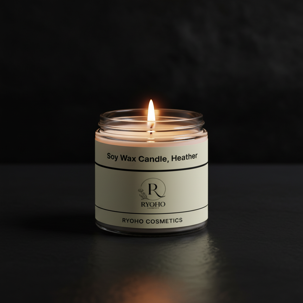 Soy Wax Candle, Heather Ryoho Cosmetics