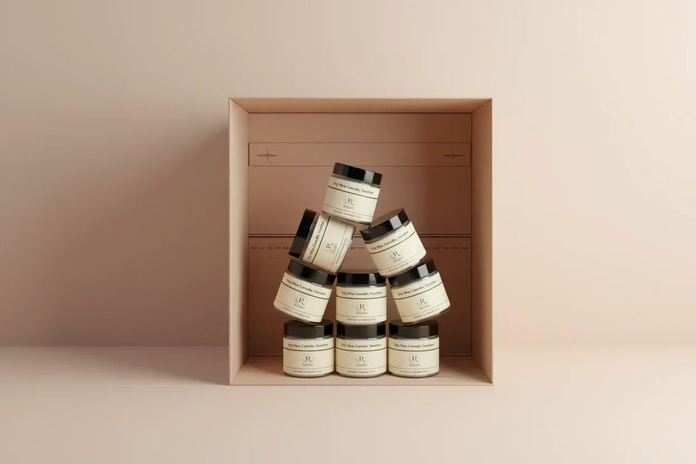 Soy Wax Candle, Heather - Ryoho Cosmetics