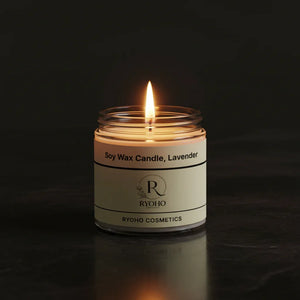 Soy Wax Candle, Lavender - Ryoho Cosmetics