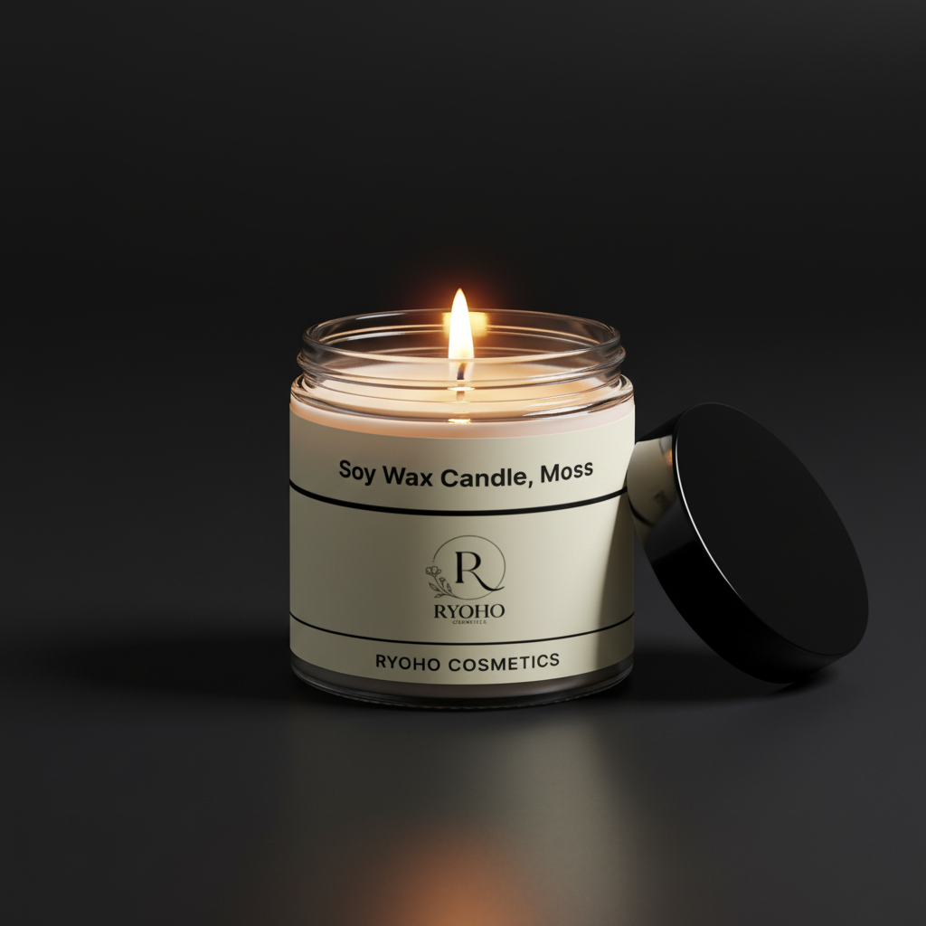 Soy Wax Candle, Moss Ryoho Cosmetics